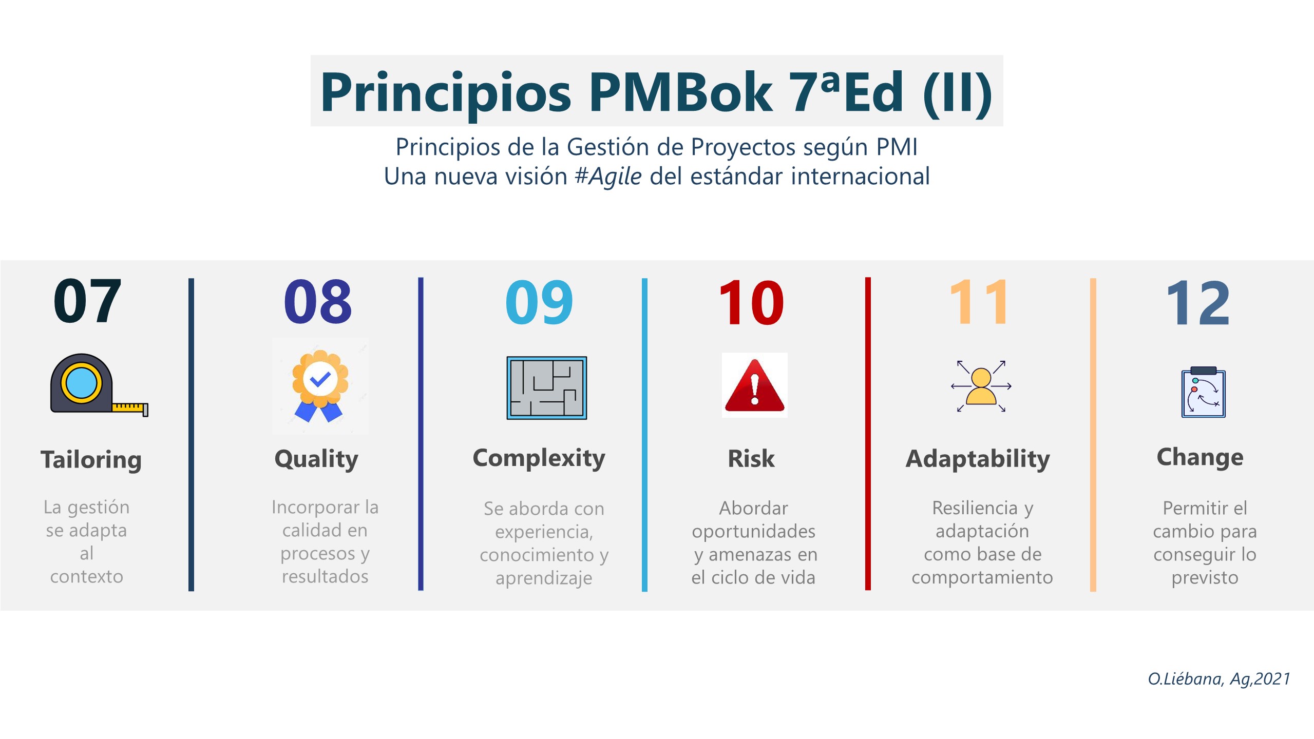 12 Principios PMBOK 7ºed, una nueva visión Agile (II)